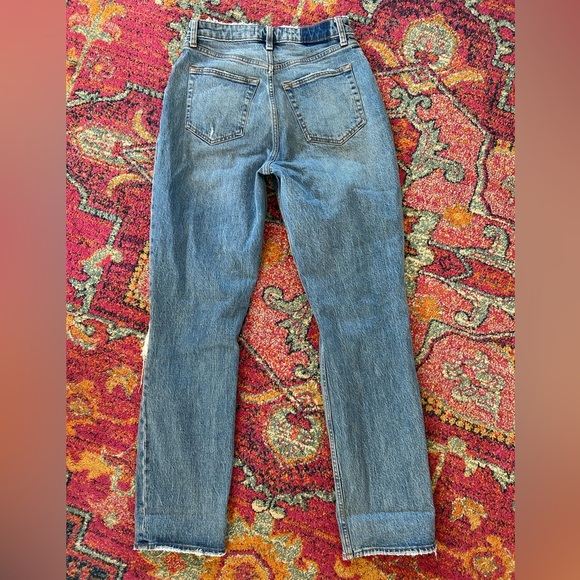 Abercrombie & Fitch | Women’s medium blue Curve Love The Dad High Rise Jeans, 27 - Picture 6 of 15